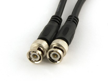 Picture of RG6/u Coaxial Patch Cable - BNC, Black