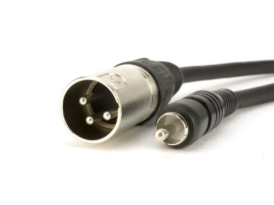 Picture of XLR Male to RCA Male Plug