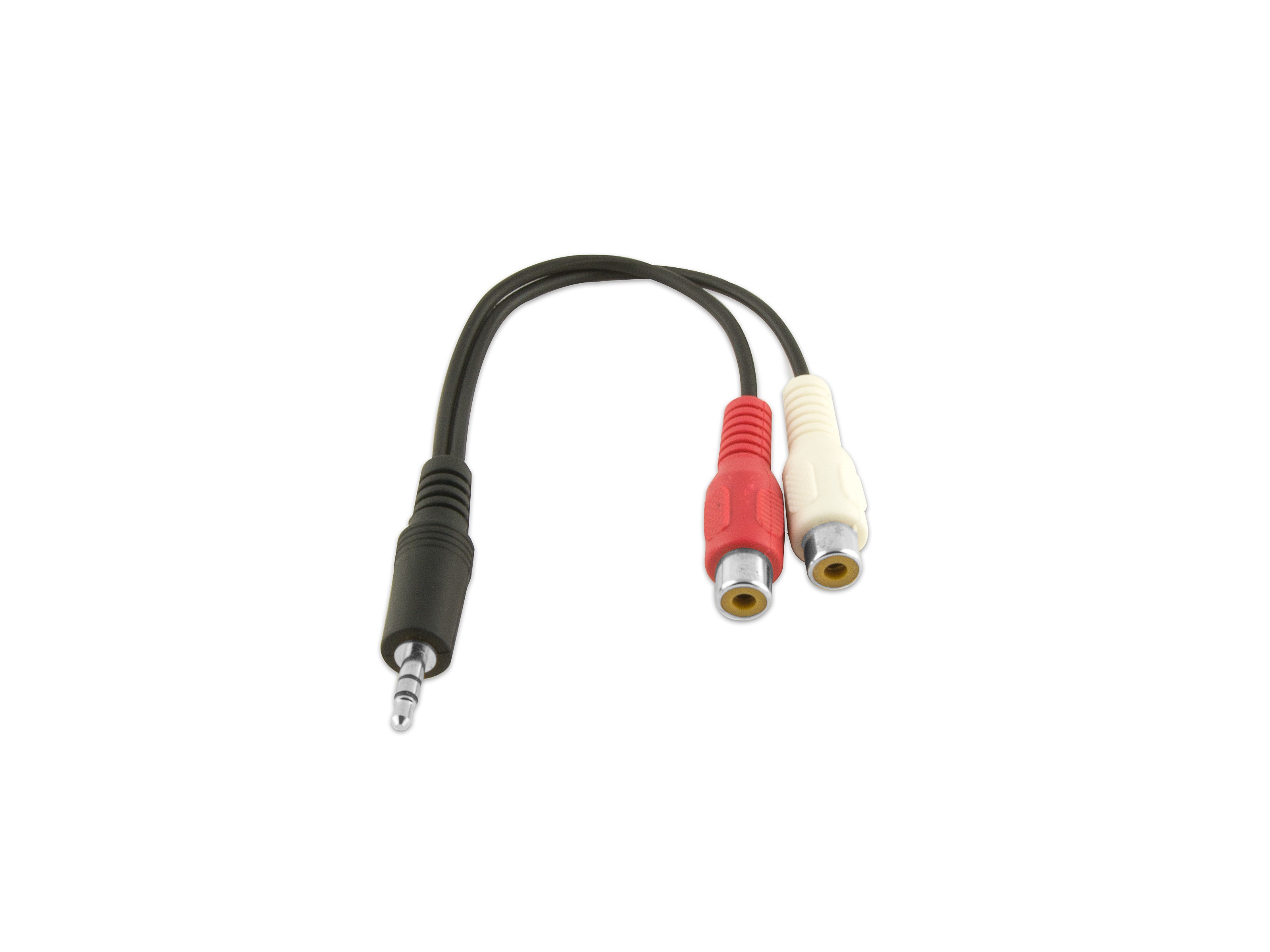 3.5mm RCA jack Male to Female Y Splitter AV Audio Video Plug Adapter  Converter