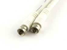 Picture of 50ft RG6/u CaTV Coaxial Patch Cable - F Type, White