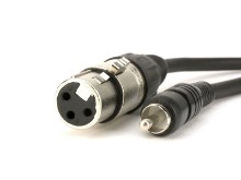 Picture of XLR Female to RCA Male Plug - 10 FT