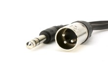 Picture of XLR Male to 1/4 Stereo Plug - 3 FT